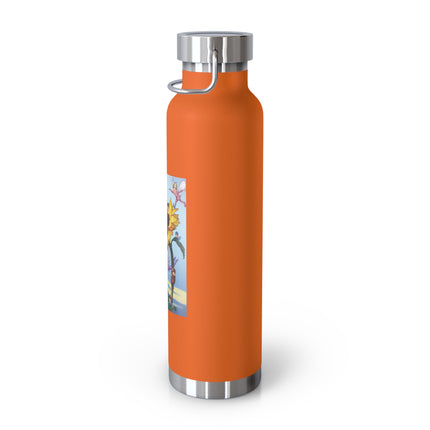 Sunflower Fairies by Margaret Tarrant Copper Vacuum Insulated Bottle, 22 oz