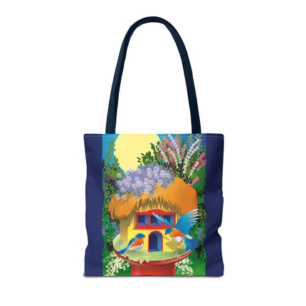 Birdhouse Haven Tote Bag (AOP)