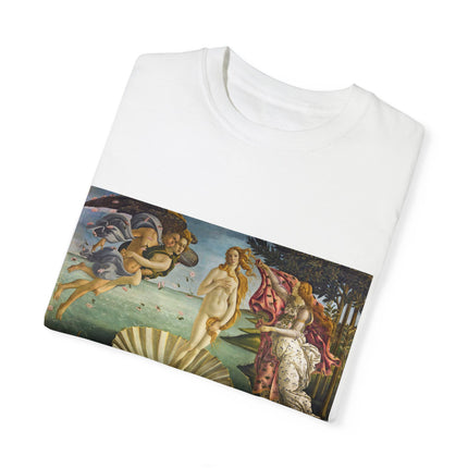Birth of Venus by Sandro Botticelli Unisex Garment-Dyed T-shirt