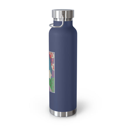 Two Pierrots Copper Vacuum Insulated Bottle, 22oz