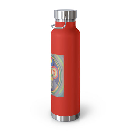 Rythme No. 1 by Robert Delaunay Copper Vacuum Insulated Bottle, 22oz