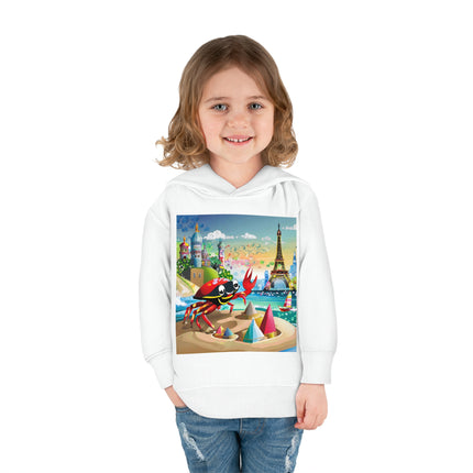 Crab Architect Toddler Pullover Fleece Hoodie