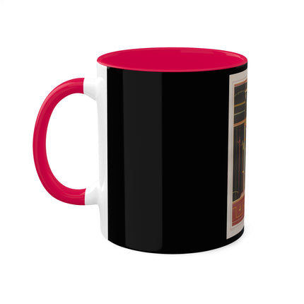 Pompeii Walls Pl.04 by Victor Steeger Colorful Mugs, 11oz