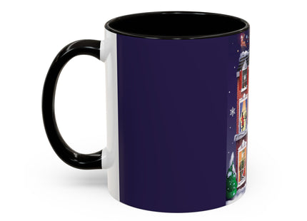 A Christmas Eve Celebration Colorful Mugs (11oz, 15oz)