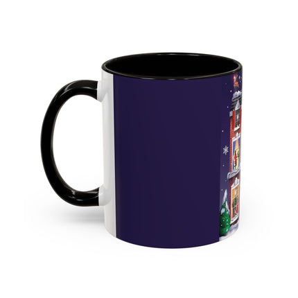 A Christmas Eve Celebration Colorful Mugs (11oz, 15oz)