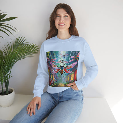 Neon Swarm Unisex Heavy Blend™ Crewneck Sweatshirt
