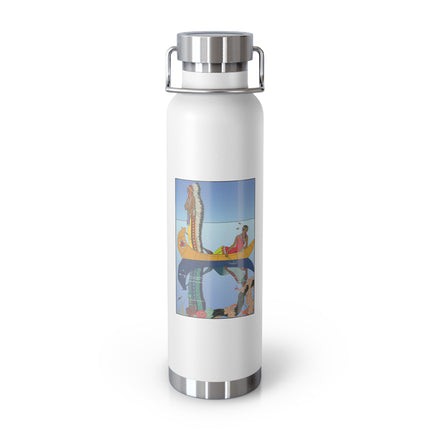 Le long du Missouri (Indian couple on the Missouri River) by George Barbier Copper Vacuum Insulated Bottle, 22oz
