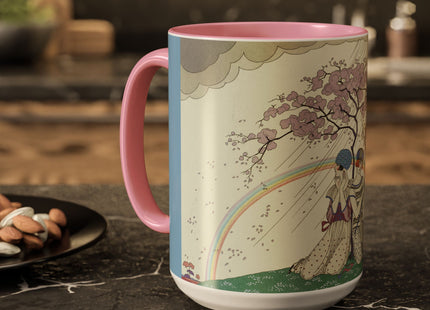 L’Arc-en-Ciel by George Barbier Colorful Mugs (11oz, 15oz)