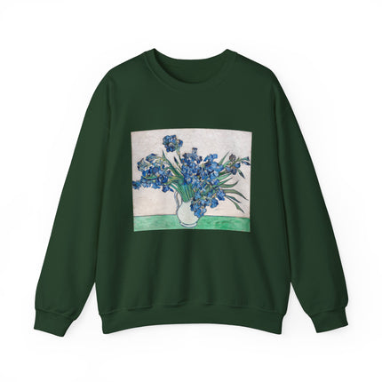 Irises by Vincent Van Gogh Heavy Blend™ Crewneck Sweatshirt