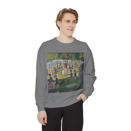 A Sunday on La Grande Jatte by Georges Seurat Unisex Garment-Dyed Sweatshirt