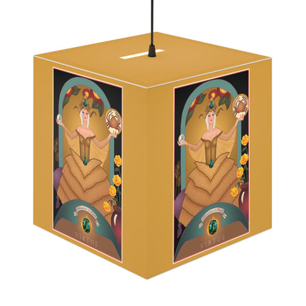 June & Pearl, Alexandrite Zodiac Light Cube Lamp