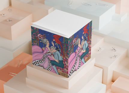 The Jealous Parrot by George Barbier Note Cube