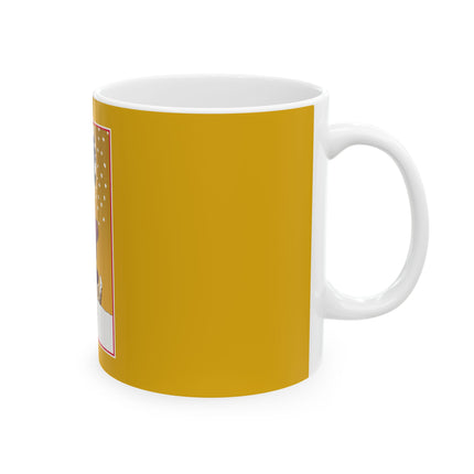 A Winter Stroll in Art Deco Splendor Ceramic Mug 11oz