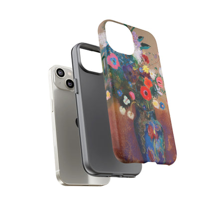 Bouquet of Flowers by Odilon Redon Phone Cases
