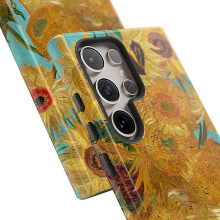 Vase with Twelve Sunflowers by Vincent Van Gogh Phone Cases