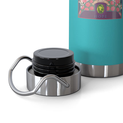August & Peridot (from the Gem Series) by Sofia Chiostri Copper Vacuum Insulated Bottle, 22oz