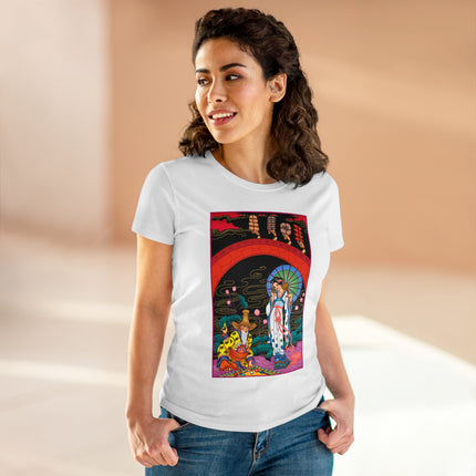 The Romance of Perfume by George Barbier Women's Midweight Cotton Tee