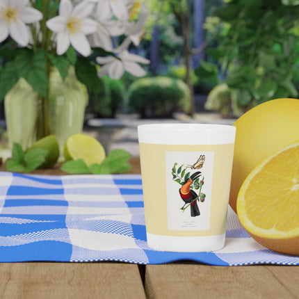 Channel Billed Toucan by Paul Gervais Ceramic Shot Glass