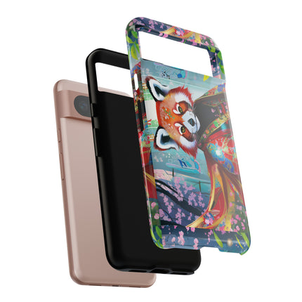 Cybernetic Red Panda Phone Cases