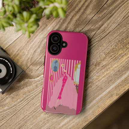 Lady in Pink Phone Case – Graceful Sophistication