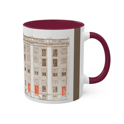 Amsterdam Canal Houses by Johan Teyler Colorful Mugs, 11oz