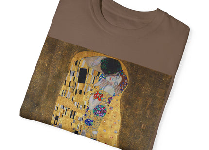 The Kiss by Gustav Klimt Unisex Garment-Dyed T-shirt