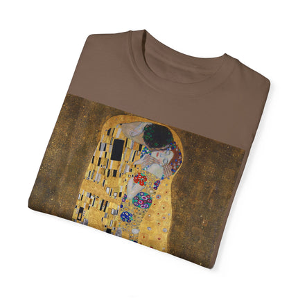 The Kiss by Gustav Klimt Unisex Garment-Dyed T-shirt