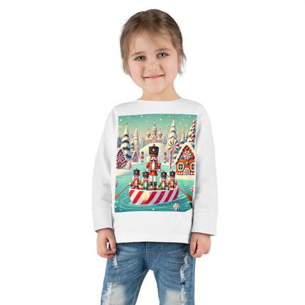 Nutcracker Candy-Striped Adventure Toddler Long Sleeve Tee