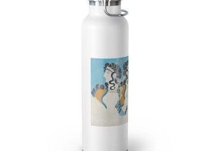 Reproduction of Ladies in Blue by Emile Gilliéron Copper Vacuum Insulated Bottle, 22oz