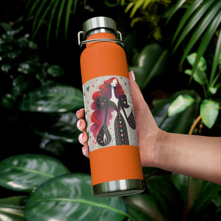 To My Valentine Copper Vacuum Insulated Bottle, 22oz
