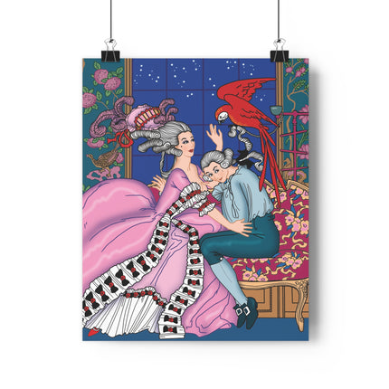 The Jealous Parrot by George Barbier Giclée Art Print