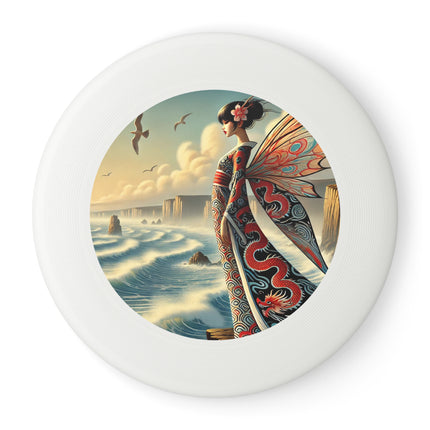 Coastal Fairy Wham-O Frisbee – Serene Wings & Dragon Tides