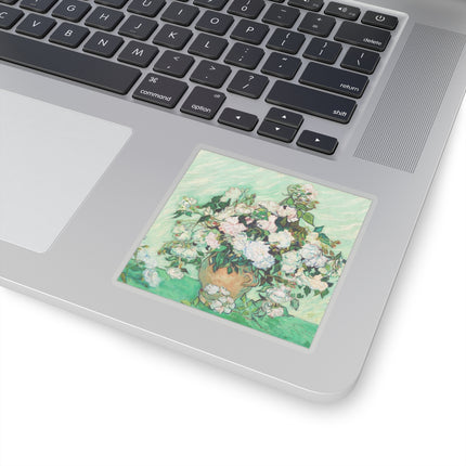 Roses by Vincent Van Gogh Kiss-Cut Stickers (4 Sizes)
