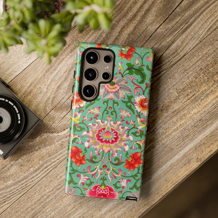 Colorful Floral Pattern by Owen Jones Phone Cases