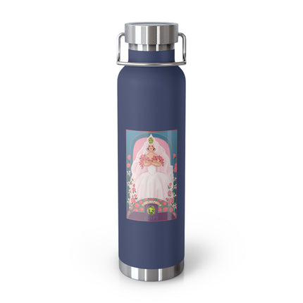 August & Peridot (from the Gem Series) by Sofia Chiostri Copper Vacuum Insulated Bottle, 22oz