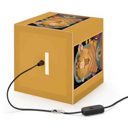 June & Pearl, Alexandrite Zodiac Light Cube Lamp