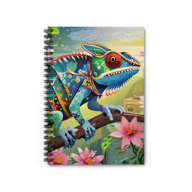 Camouflage Chameleon Spiral Notebook - Ruled Line