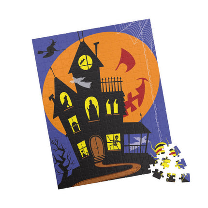 Halloween Night at the Haunted House Puzzle (110, 252, 520, 1014-piece)
