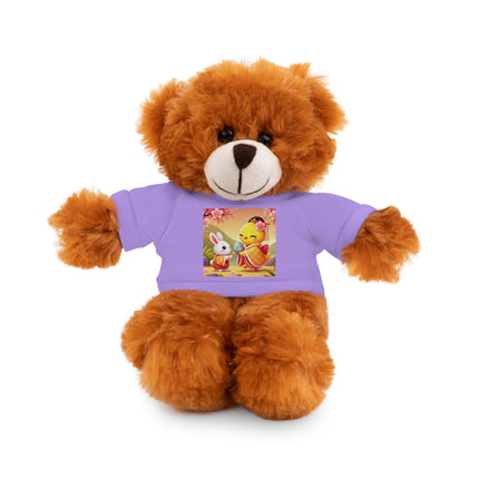 Whimsical Springtime Exchange Stuffed Animals with Tee