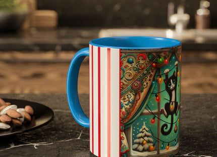 Mischief in Tinselland Colorful Mugs (11oz, 15oz)
