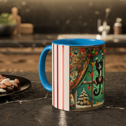 Mischief in Tinselland Colorful Mugs (11oz, 15oz)