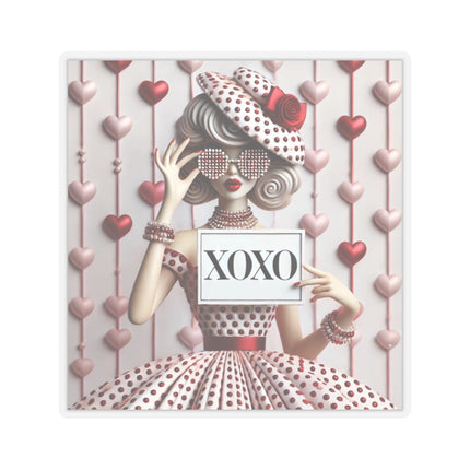 Fashionably Yours, XOXO Kiss-Cut Stickers (4 Sizes)