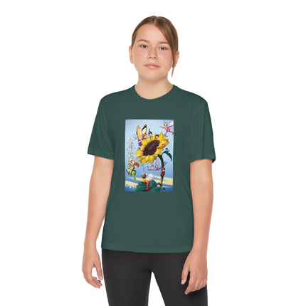 Sunflower Fairies by Margaret Tarrant Youth Competitor Tee – Golden Garden Magic & Storybook Wonder