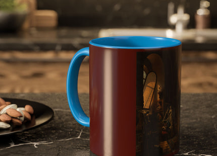 Raphael and his Muse in the Atelier by Vincenzo Abbati Colorful Mugs (11oz, 15oz)