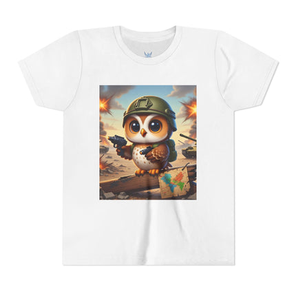 Owl on the Front Lines Youth Short Sleeve Tee