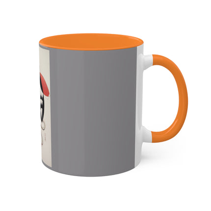 Illustrations of Japanese Toys Pl.056 by Kawasaki Kyosen Colorful Mugs, 11oz