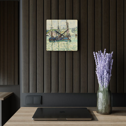 Le Trieux Paul Signac Acrylic Wall Clock, Round and Square