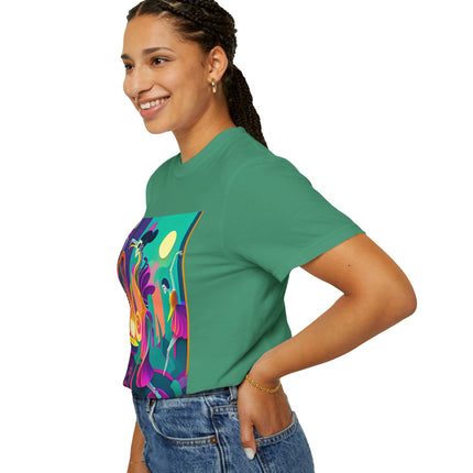 Dance of the Skeleton Ballerinas Unisex Garment-Dyed T-shirt