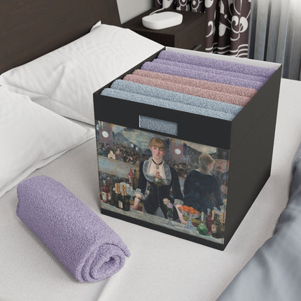 A Bar at the Folies-Bergère by Edouard Manet Felt Storage Box