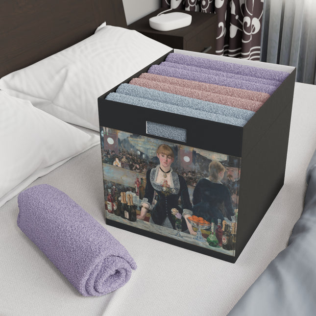 A Bar at the Folies-Bergère by Edouard Manet Felt Storage Box